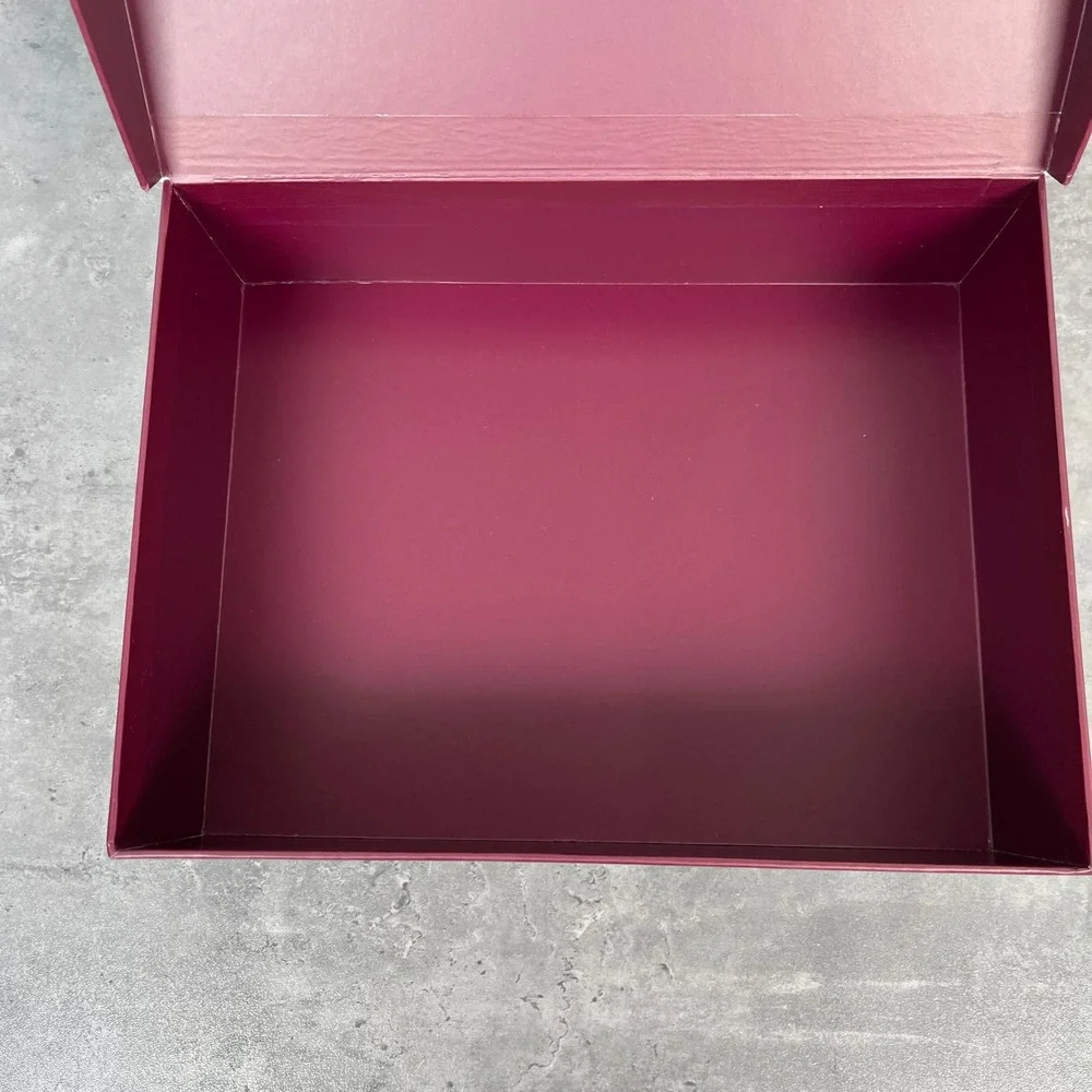 Topps‎ Sterling 2023 Baseball Card Box Burgundy Collectible Empty Display Case - Picture 10 of 11